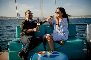 Barcelona Eco-catamaran Tour At Sunset With Live Music
