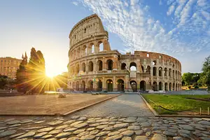 Colosseum With Arena Floor And Panoramic Open Bus Ride